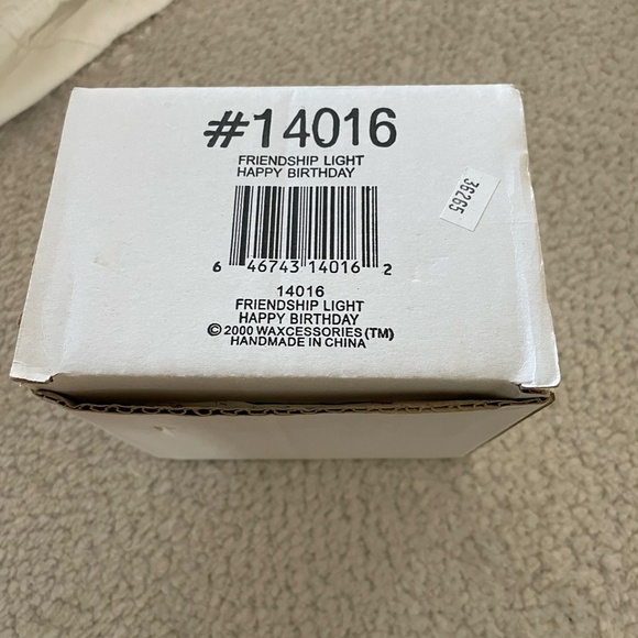 VINTAGE 2000 WAXCESSORIES FRIENDSHIP LIGHT HAPPY BIRTHDAY CANDLE HOLDER - Picture 6 of 9